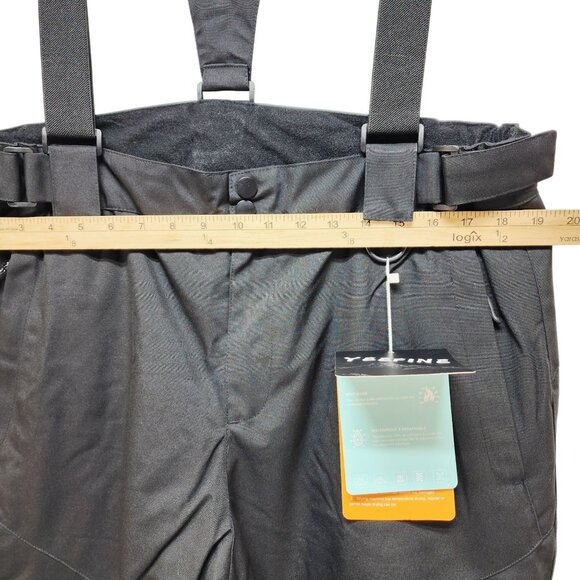 Yeefine Mens Waterproof & Windproof Snow Bib Pants Adjustable Straps Size L - Picture 6 of 9